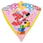 17 Inch (43 cm) Anagram Minnie Mouse Diamondz folie ballonnen