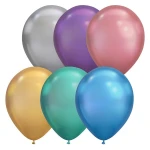 11 inch (28 cm) Qualatex Chrome Assortment latex ballonnen