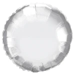 18 inch (46 cm) Qualatex Round Chrome folie ballonnen