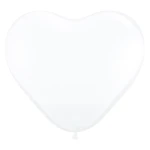 Qualatex hart transparant Diamond Clear 15 inch