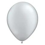 9 inch (23 cm) Qualatex metallic latex ballonnen