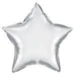 20 inch (51 cm) Qualatex Star Chrome folie ballonnen