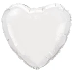 36 inch (91 cm) Qualatex Heart metallic folie ballonnen